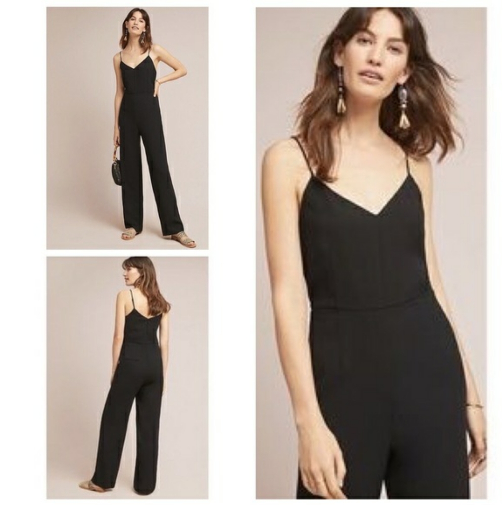 Anthropologie Black Jumpsuit
